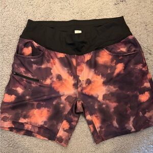 Women's Tie-Dye shredly mountain bike shorts size 16